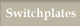 Brass Switchplates