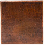 Hammered Copper Tile