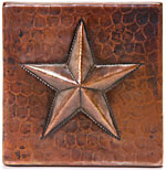 Copper Star Tile